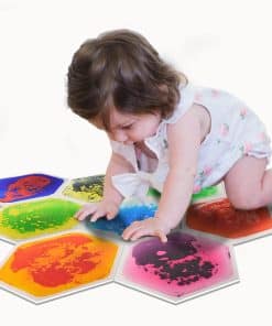 Tapetes Sensoriales de Hexágono Art3d 6 Piezas para Niños,