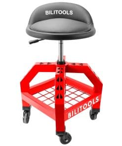 Taburete de taller ajustable BILITOOLS, taburete mecánico