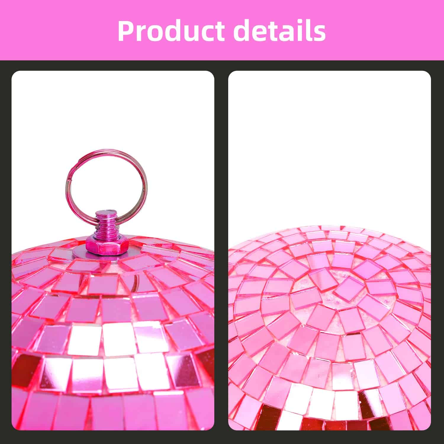 Bola de espejos de 8 pulgadas Reflectante de Luz para - Imagen 4