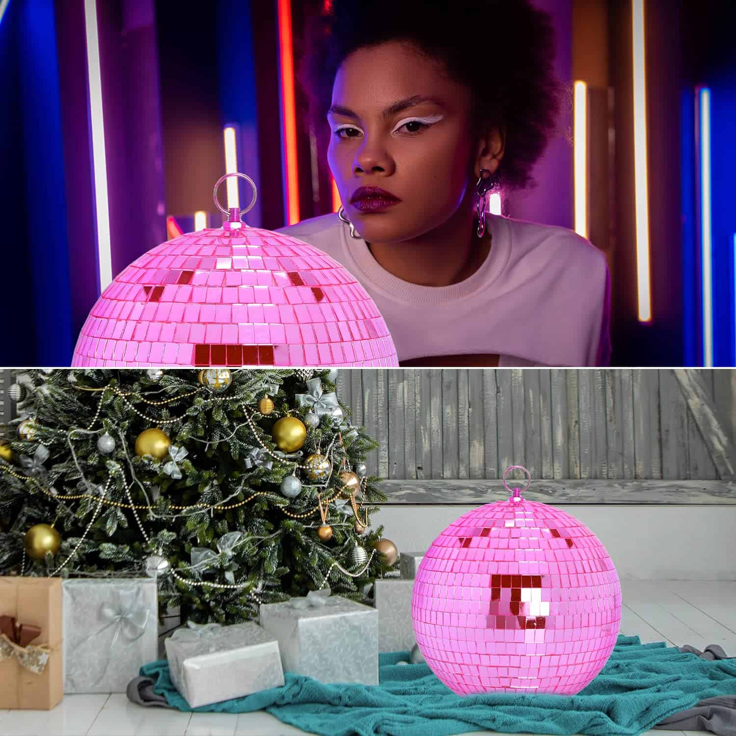 Bola de espejos de 8 pulgadas Reflectante de Luz para - Imagen 6