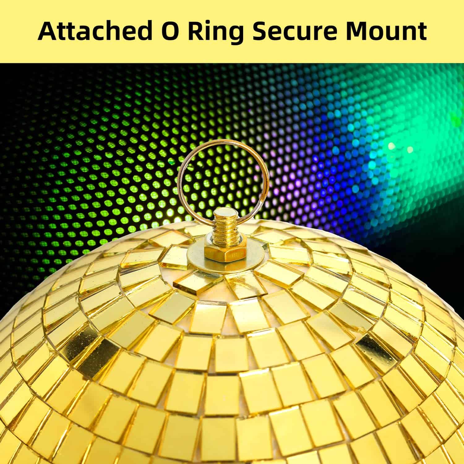 Bola de Espejo, Bola de Discoteca Reflectante de 8 pulgadas - Imagen 4