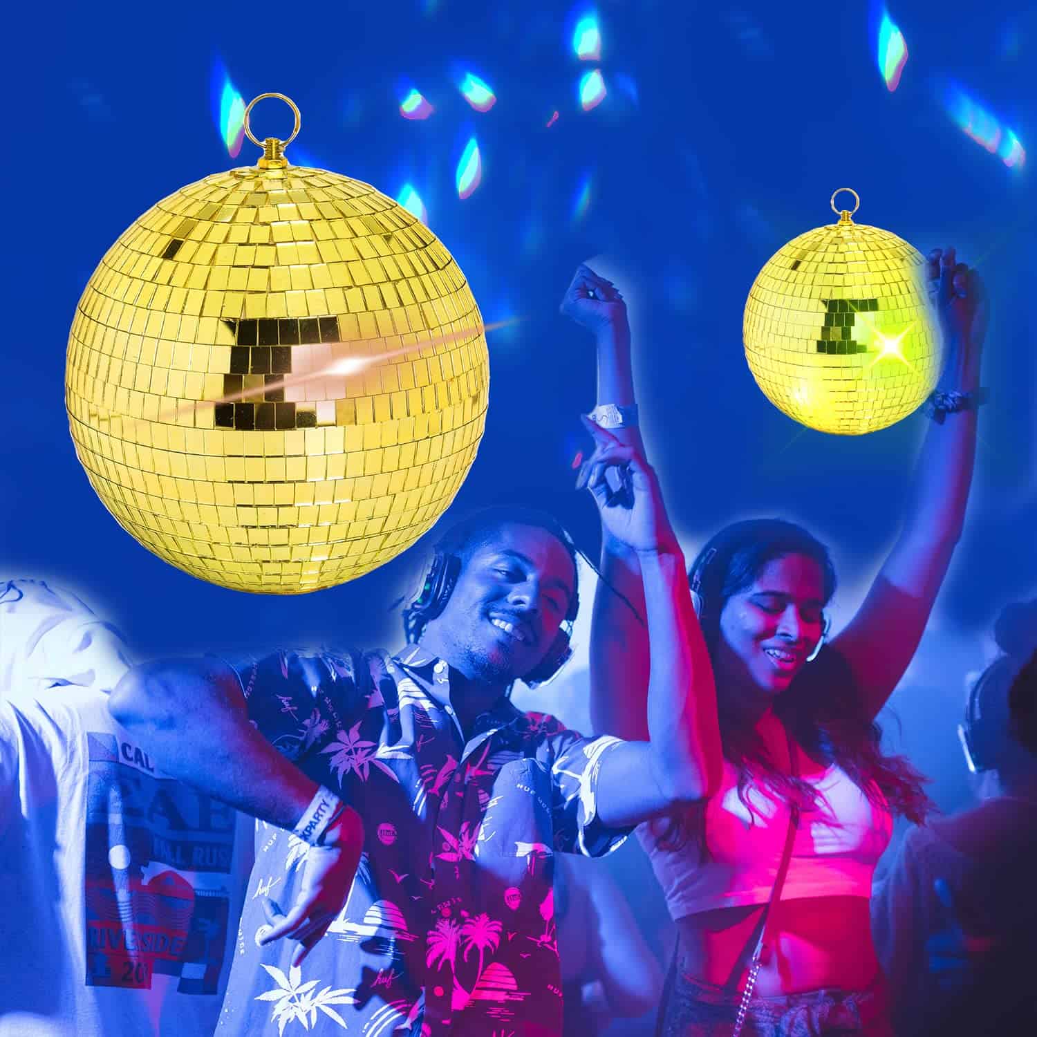 Bola de Espejo, Bola de Discoteca Reflectante de 8 pulgadas - Imagen 7