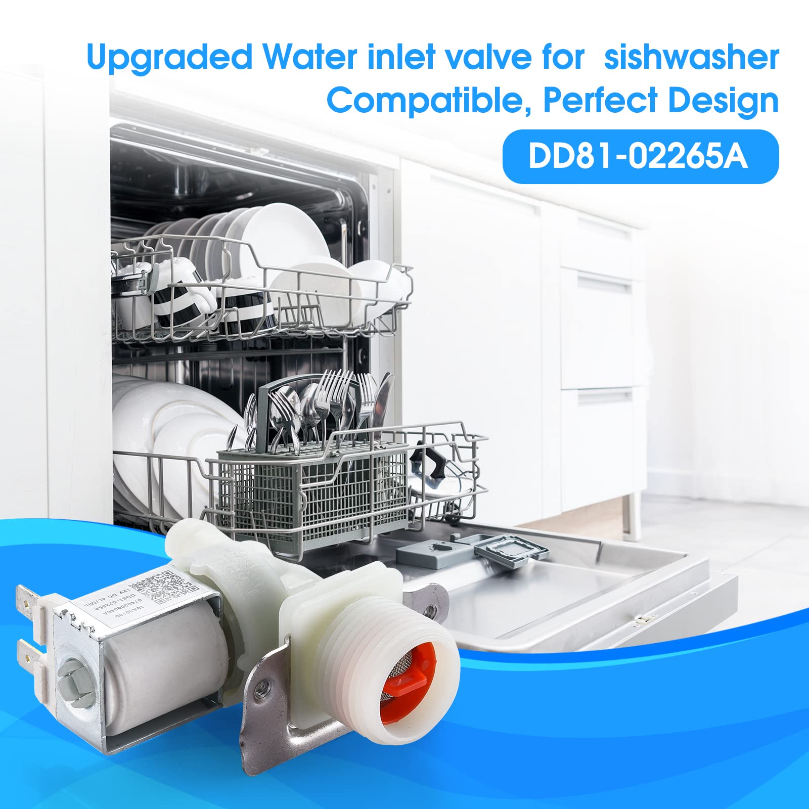 Válvula de Entrada de Agua para Lavavajillas -40000046A - Imagen 3