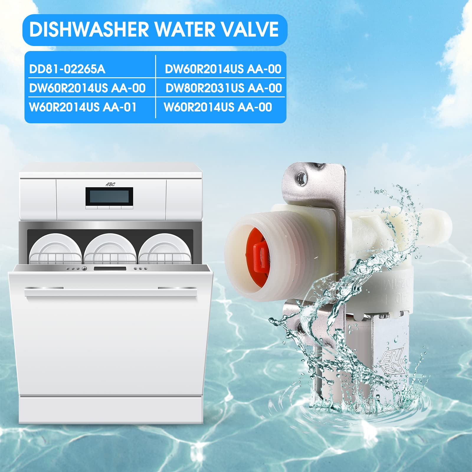 Válvula de Entrada de Agua para Lavavajillas -40000046A - Imagen 6