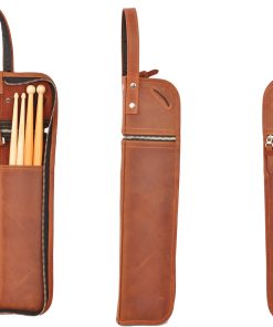 Bolso para baquetas de cuero MG Leather Work hecho a mano