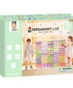 MEGAGONTILES 120PCS Juego de Baldosas Magnéticas