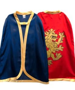 Capa de Caballero Noble de Liontouch, Azul y Rojo | Juguete