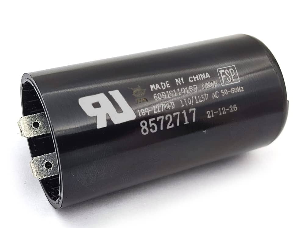 Capacitor de Arranque 8572717 Compatible con Lavadora