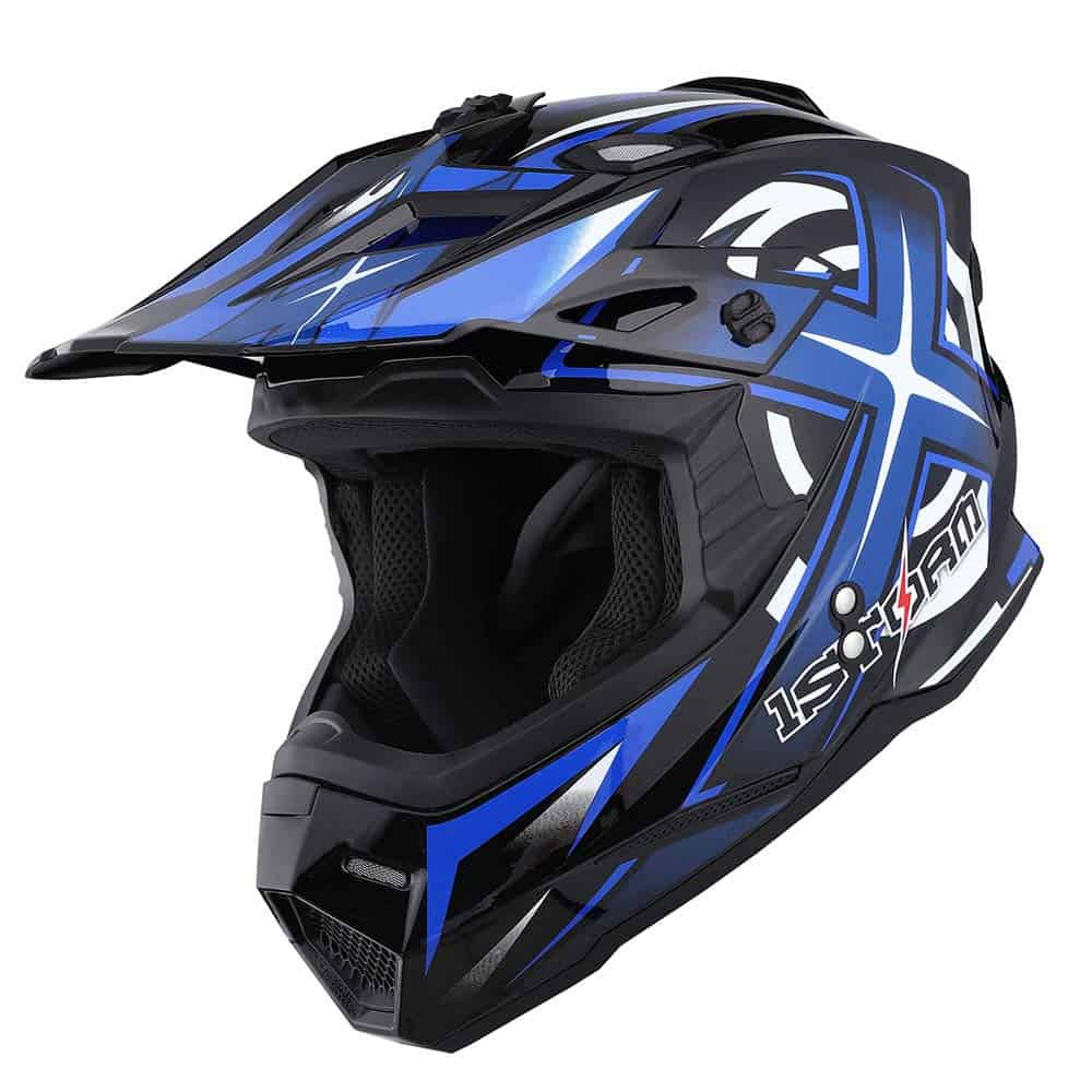 Casco de Motocross 1Storm para Adultos BMX MX ATV Casco de - Imagen 8