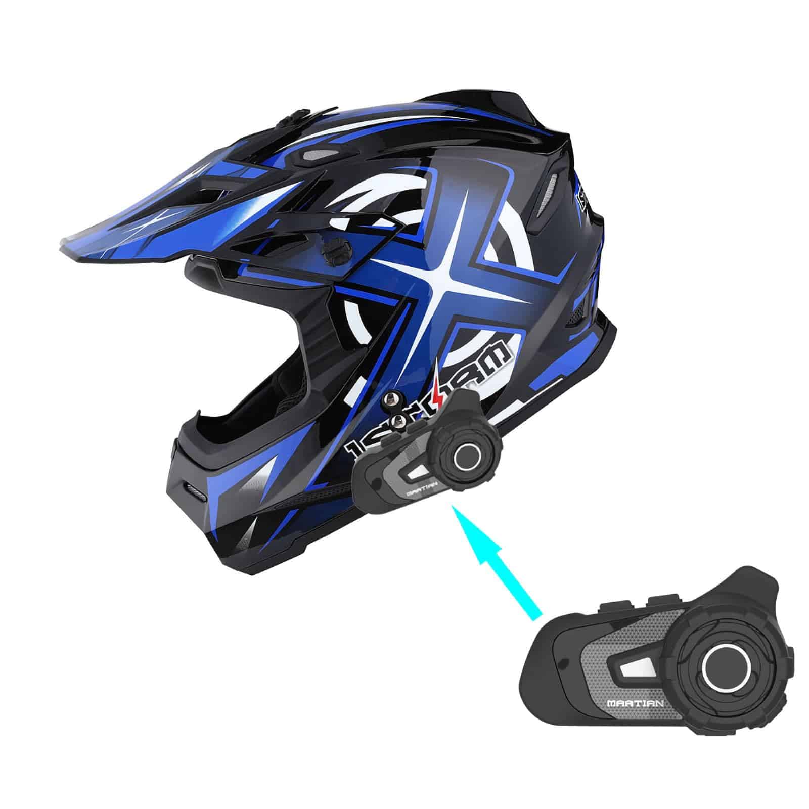 Casco de Motocross 1Storm para Adultos BMX MX ATV Casco de
