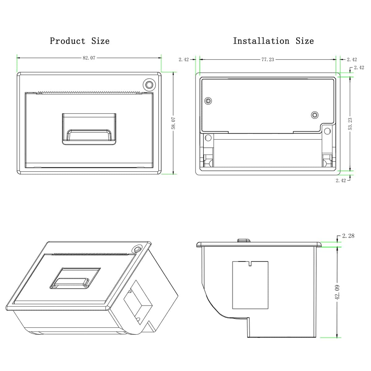 Maikrt Micro Impresora Térmica 5 - Imagen 6