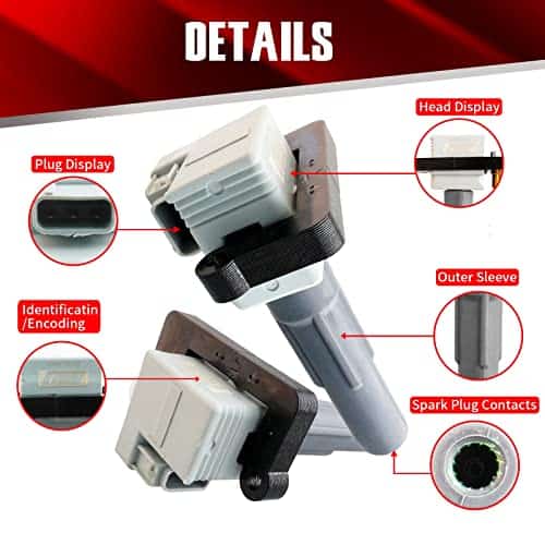 Conjunto de 4 Bobinas de Encendido UF480 UF508 Compatible - Imagen 5