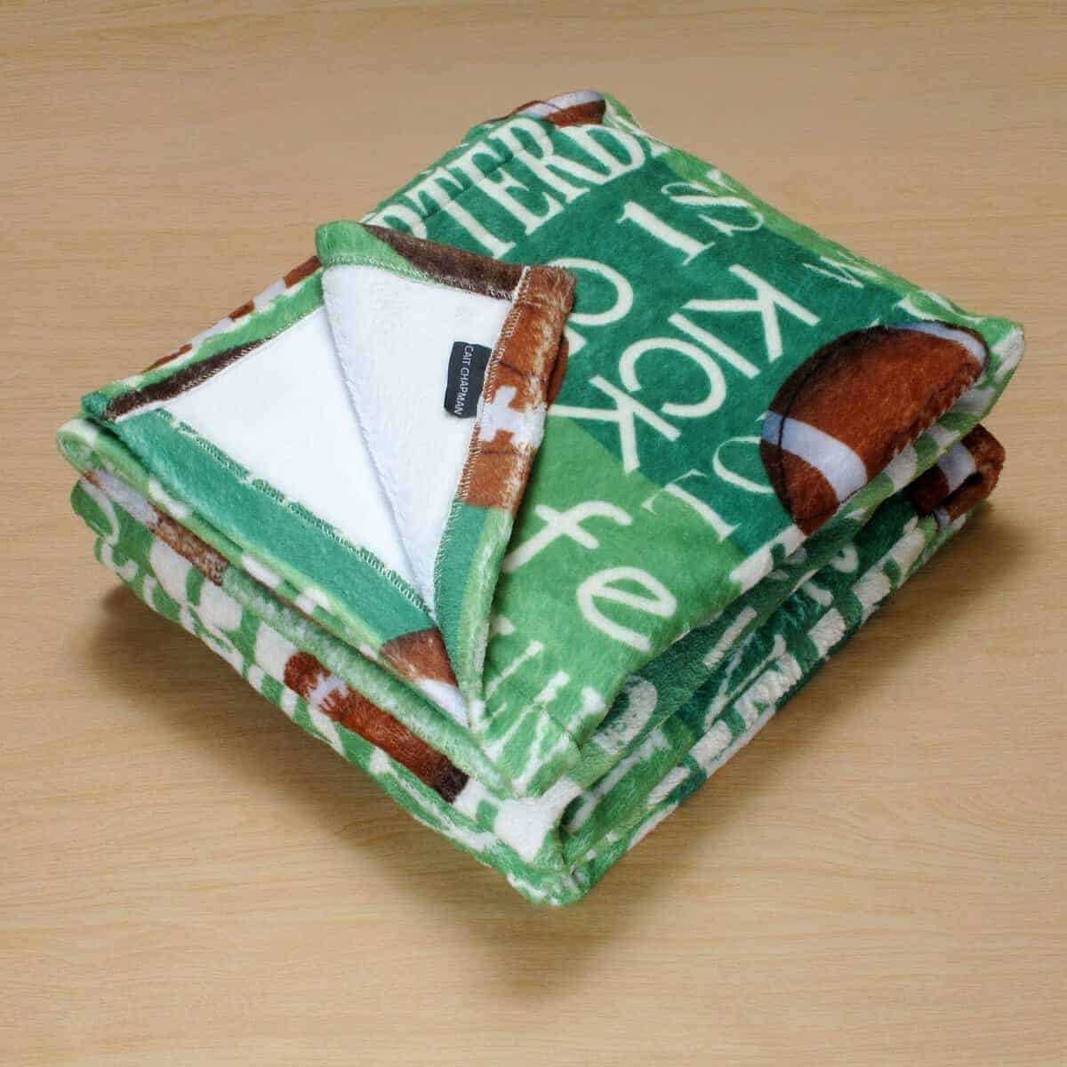 Manta Estampada de Fútbol 56"x60" de la Colección Pasión - Imagen 4