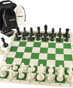 Juego de Ajedrez de Torneo 4" King OUMODA Plegable 20"