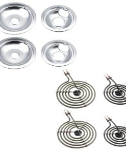 Conjunto de Drip Pans y Elemento de Quemador de Rango