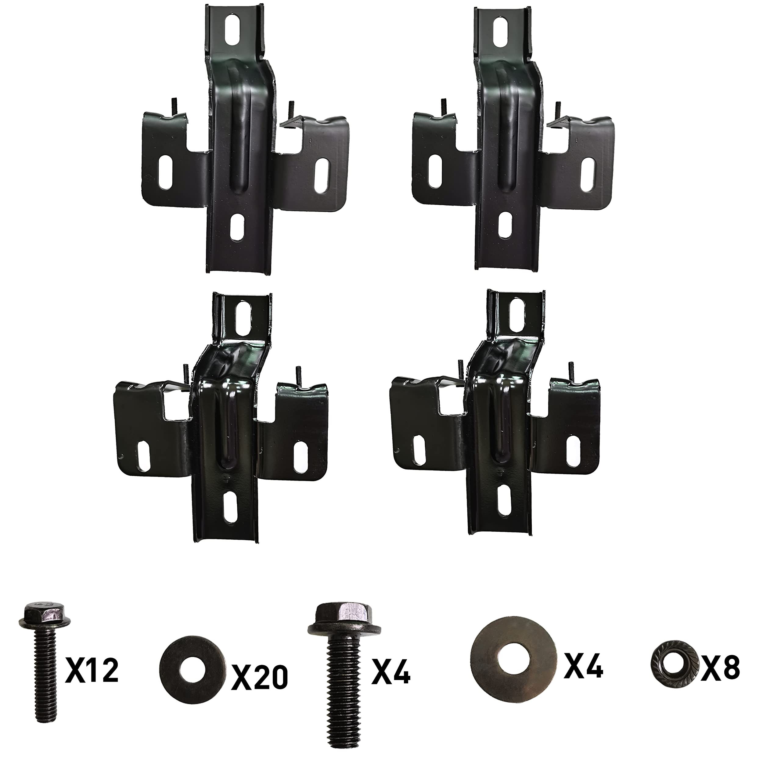 GaeaAuto Pasos laterales de caída para 2007-2017 Jeep - Imagen 8