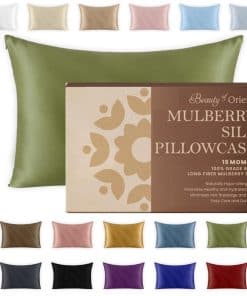 Funda de Almohada de Seda Premium de 19 Mommes Beauty of