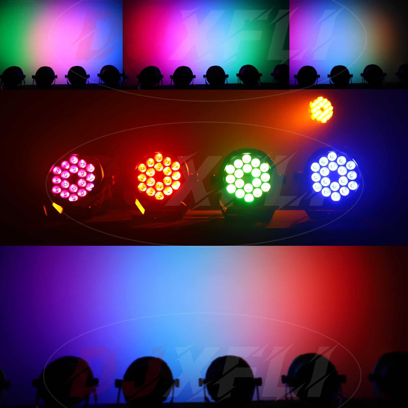 Luces Par LED a Prueba de Agua DJXFLI Luz de Escenario - Imagen 10
