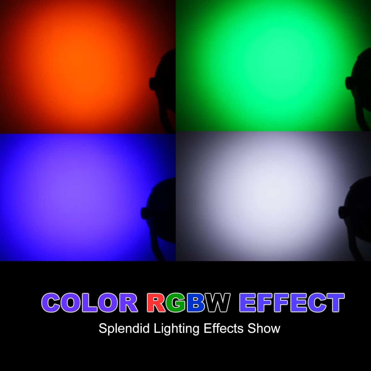 Luces Par LED DJXFLI 18x12W Exterior Impermeable Luz - Imagen 9