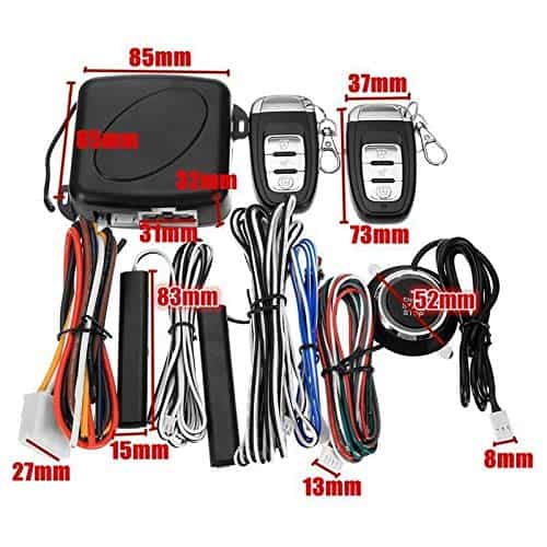 Sistema de Alarma de Seguridad para Coche 12V Encendido por - Imagen 4