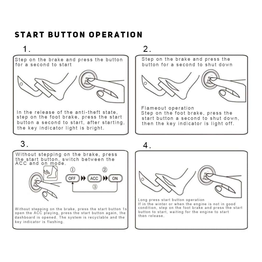 Sistema de Alarma de Seguridad para Coche 12V Encendido por - Imagen 6