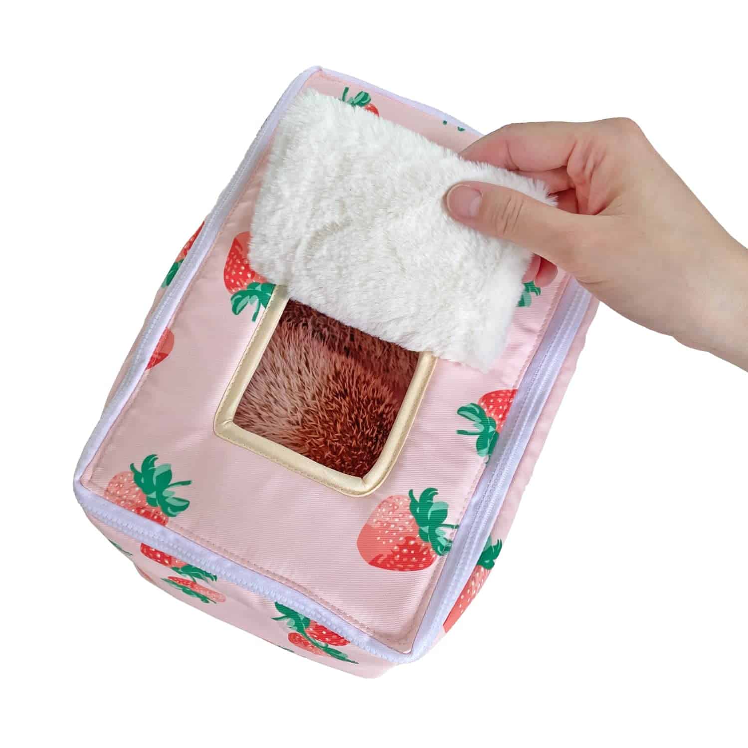 Bolsa de dormir portátil hecha a mano con casa escondite - Imagen 6