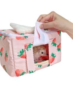 Bolsa de dormir portátil hecha a mano con casa escondite