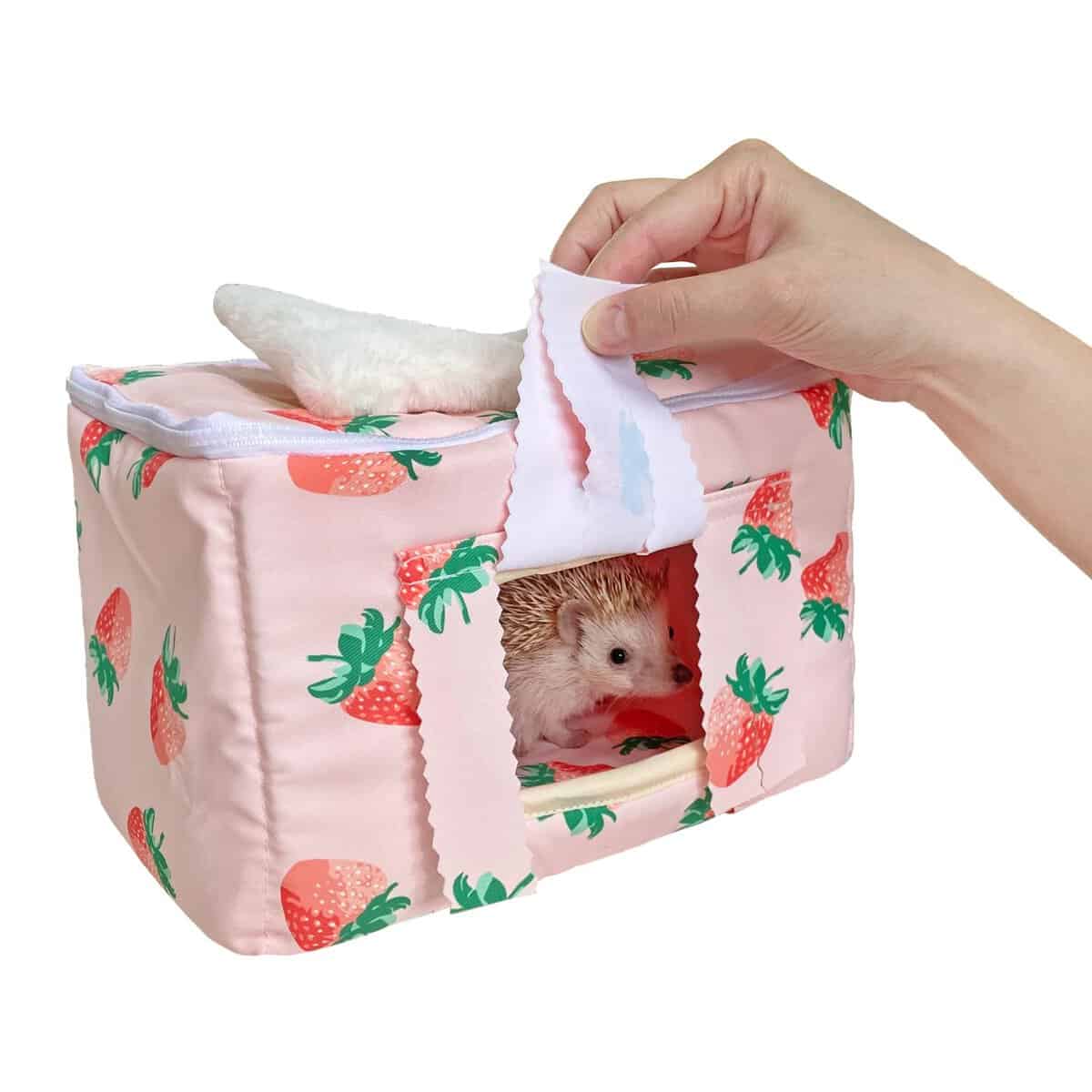 Bolsa de dormir portátil hecha a mano con casa escondite