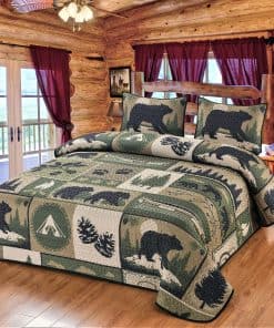 Colcha Queen Size BestGiftEver con Acento Único de Iconos