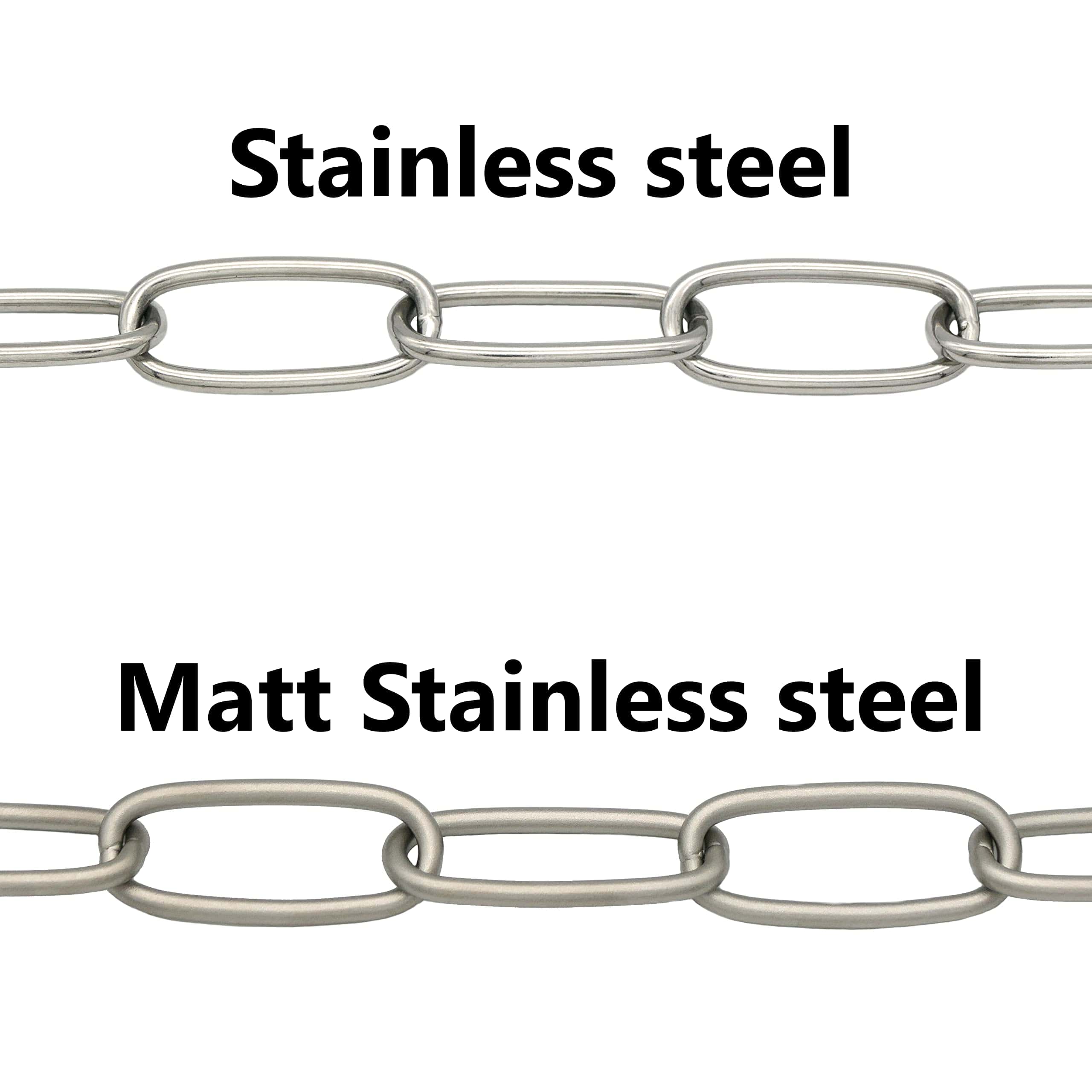 Collar de ahorque de eslabones largos Herm Sprenger Matt de - Imagen 6