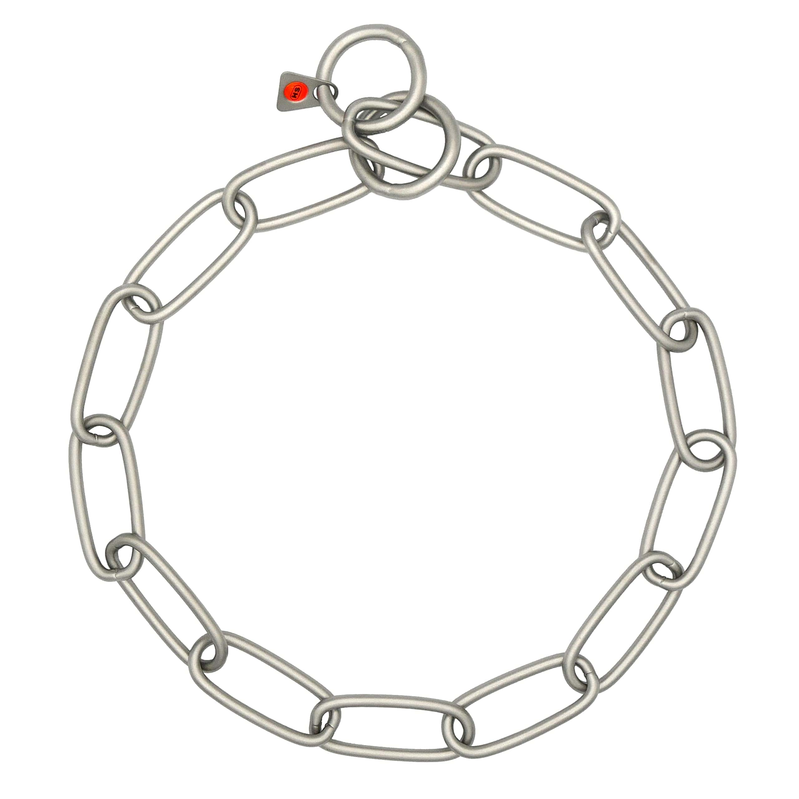 Collar de ahorque de eslabones largos Herm Sprenger Matt de - Imagen 8