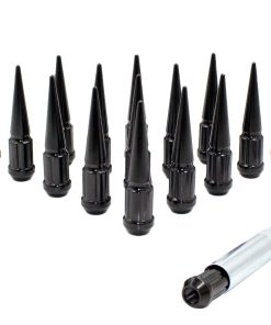 Set de 16 Tuercas de seguridad negras para ATV/UTV con