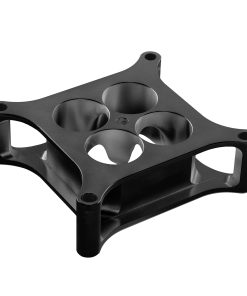 Espaciador de Carburador 4150 de Aluminio Anodizado Negro