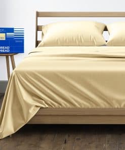 Juego de sábanas de algodón egipcio puro tamaño completo -