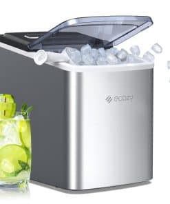 Máquina de Hielo Portátil ecozy, 9 Cubos Listos en 6
