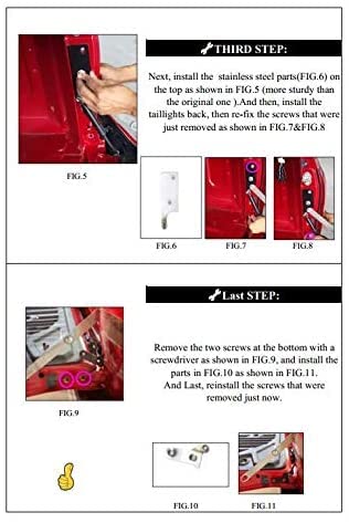 Laicarvor Tailgate Assist para Toyota Hilux GUN125 126 Revo - Imagen 6