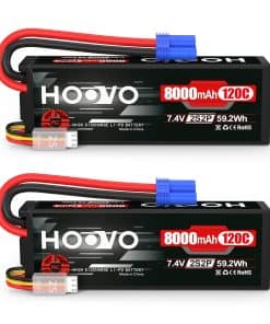 Batería de Lipo 2S HOOVO 7.4V 8000mAh 120C Batería de Coche
