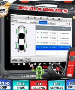Autel Scanner MaxiCOM MK906S PRO-TS Android 10, La versión