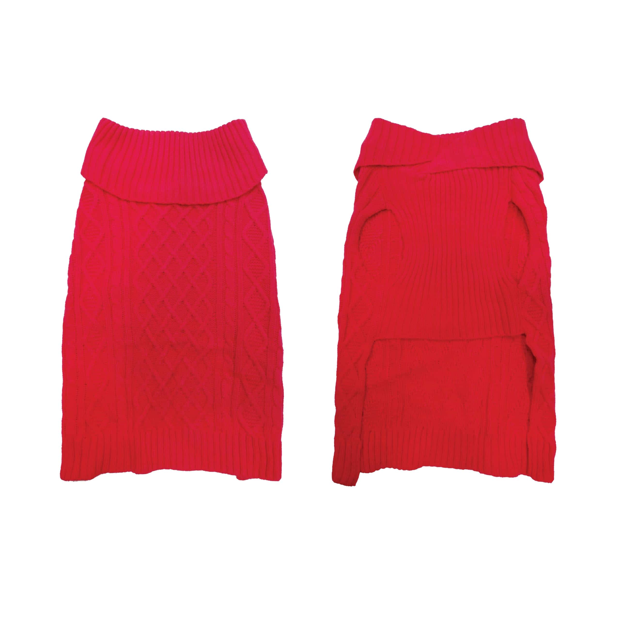 Suéter de Cuello Alto para Perros Best Furry Friends, Rojo, - Imagen 3