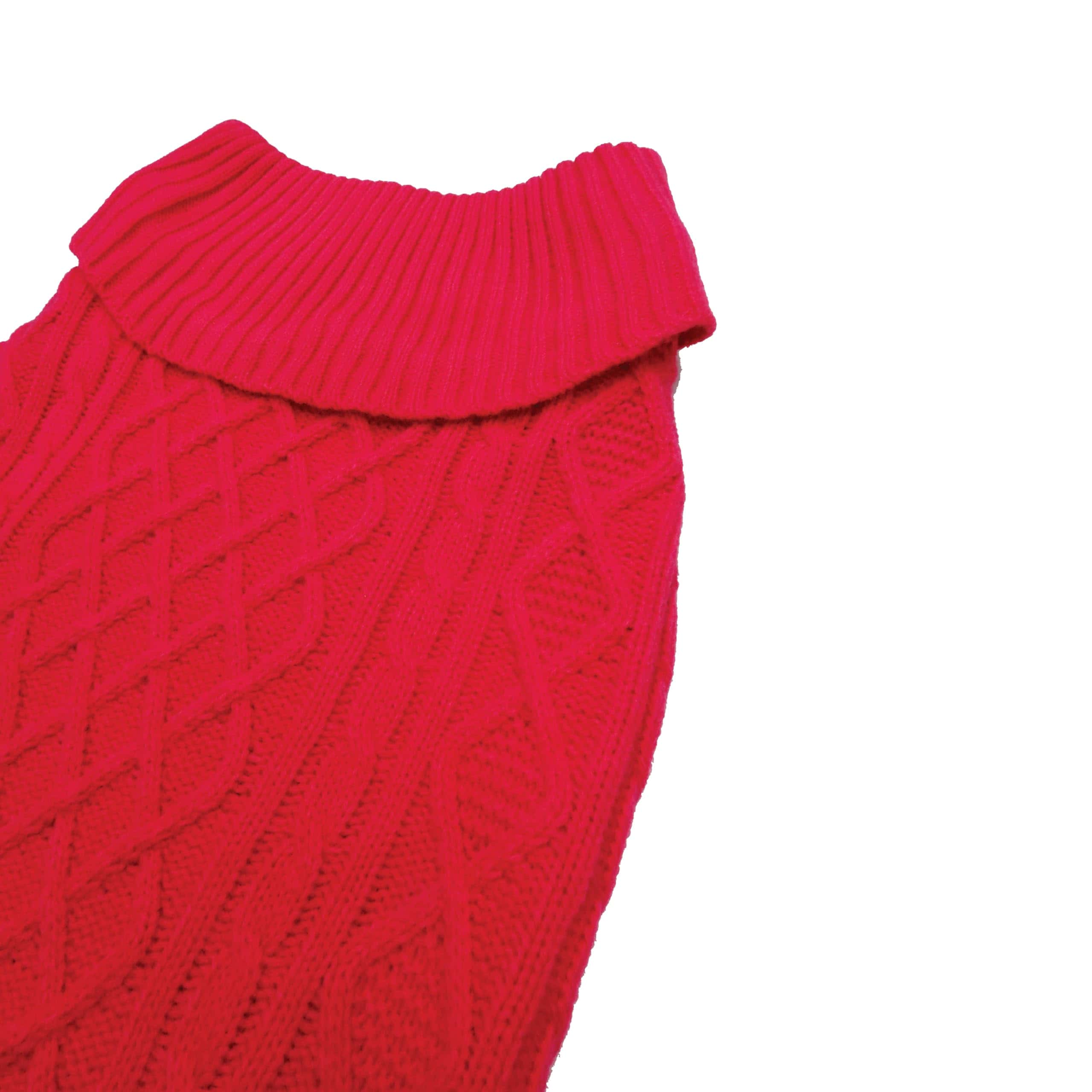 Suéter de Cuello Alto para Perros Best Furry Friends, Rojo, - Imagen 4