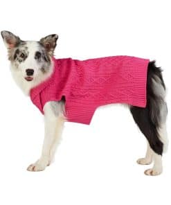 Suéter de Cuello Alto para Perros Best Furry Friends, Rojo,