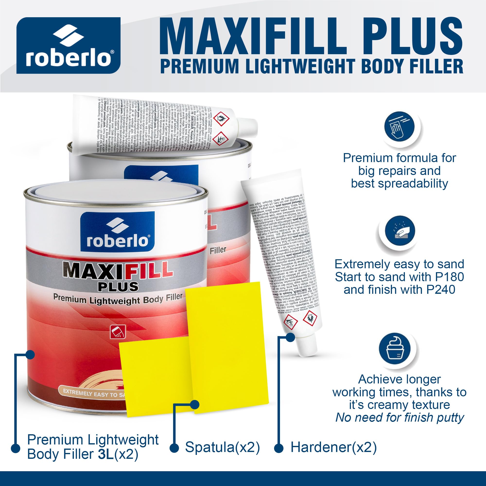 Roberlo Maxifill Plus Relleno de Cuerpo Premium Ligero - - Imagen 3