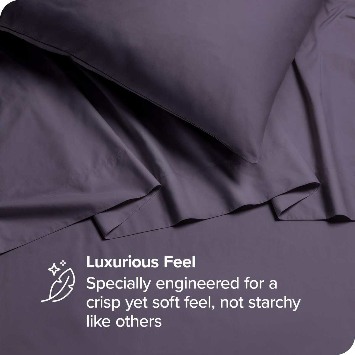 Juego de sábanas de Twin XL 100% algodón orgánico Bare Home - Imagen 8