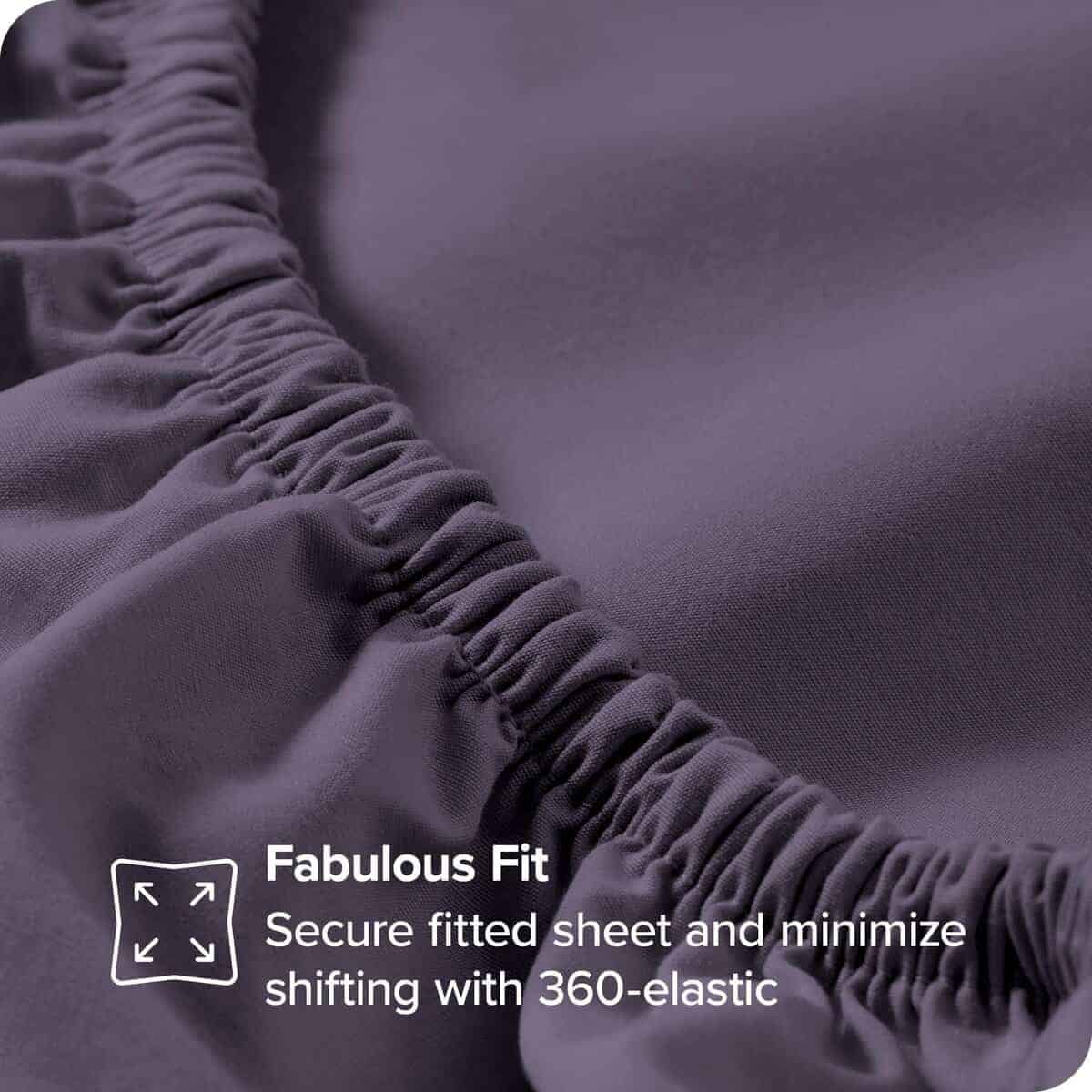 Juego de sábanas de Twin XL 100% algodón orgánico Bare Home - Imagen 7