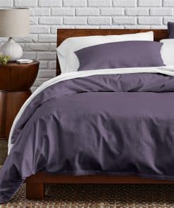 Juego de Funda Nórdica Bare Home 100% -Púrpura Polvoriento