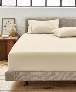 Sábana Ajustable Individual 100% Algodón Orgánico Bare Home