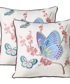 Conjunto de 2 Fundas de Almohada Decorativas -Azul