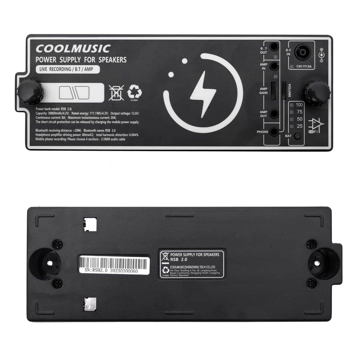 Batería de litio para amplificador de guitarra Roland Cube