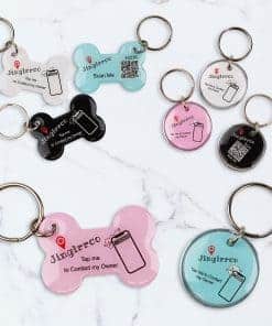 Etiquetas de identificación para mascotas inteligentes e