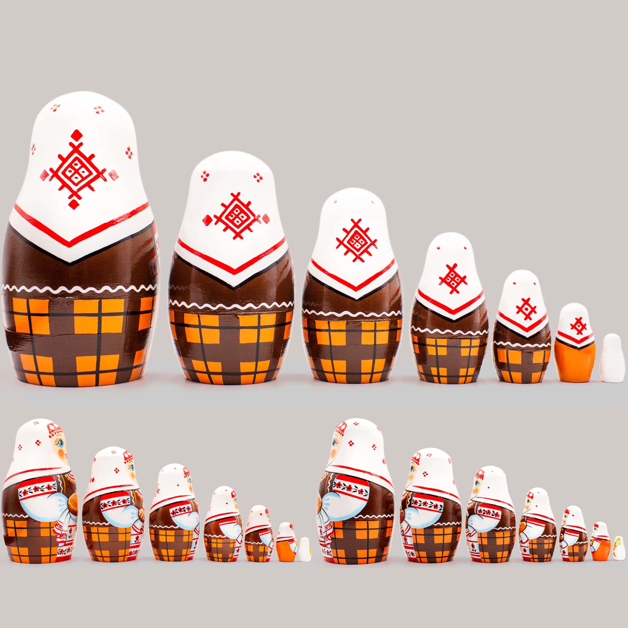 Conjunto de 7 muñecas rusas AEVVV - Muñecas Matryoshka en - Imagen 3